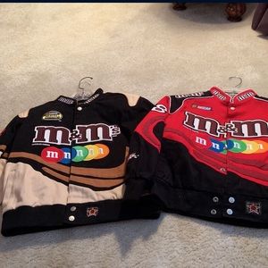 NWOT Kids M&M Nascar Jackets